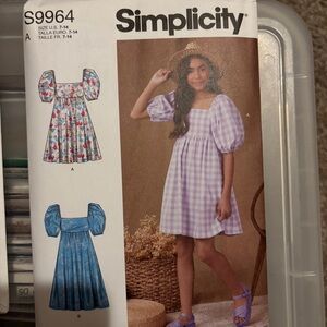 Simplicity Kids Dress Sewing Pattern